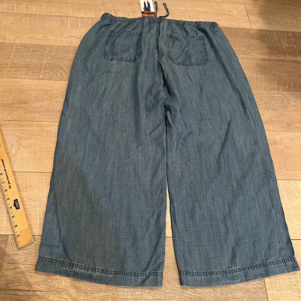Splendid Denim Blue Wide Leg Pants - Picture 10 of 10